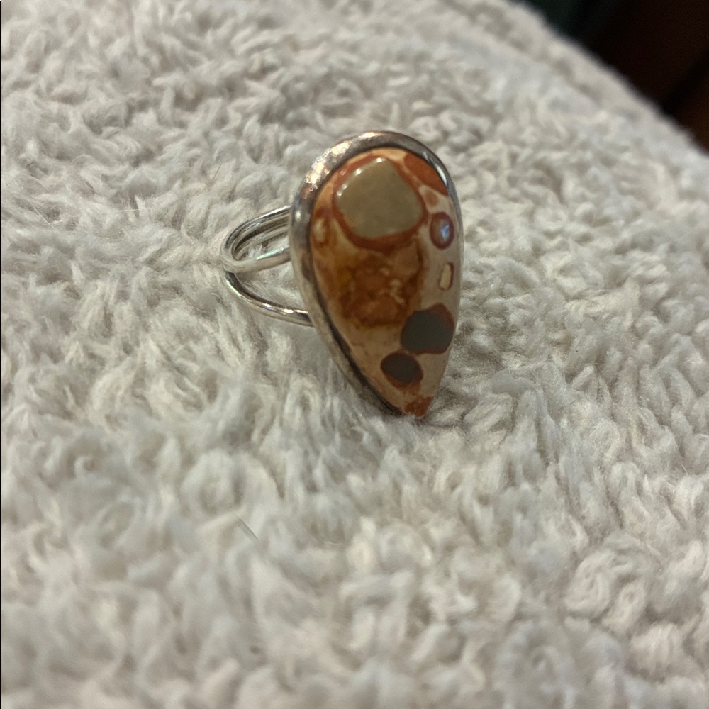 Spot Jasper Ring - image 2
